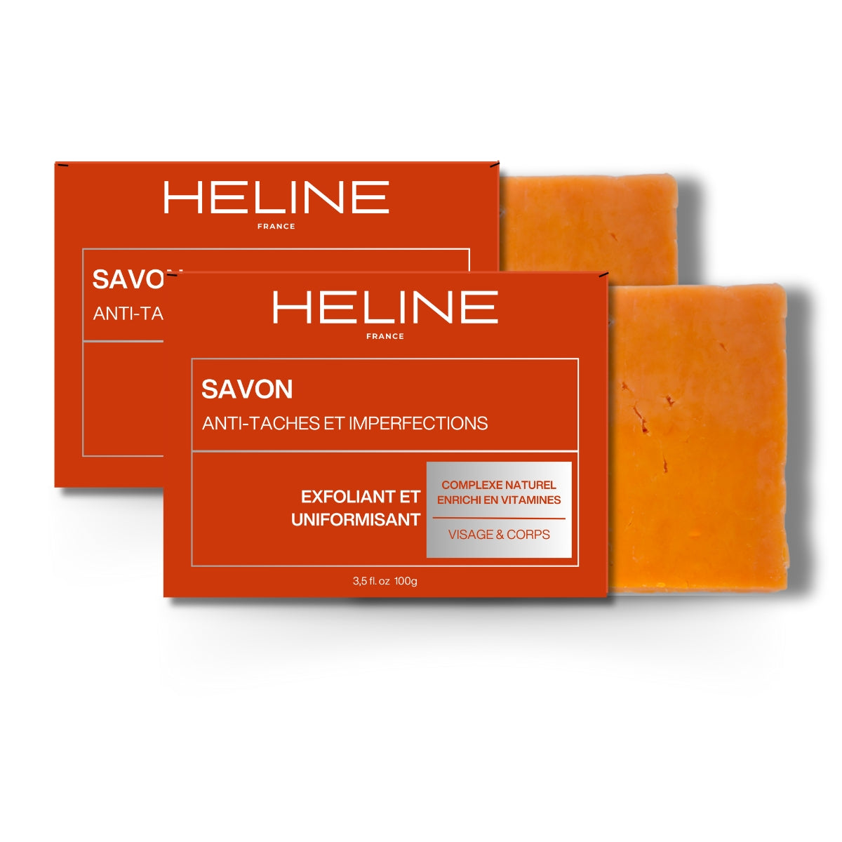 Lot de 2 Savons Unifiants Anti-Taches et Zones Sombres